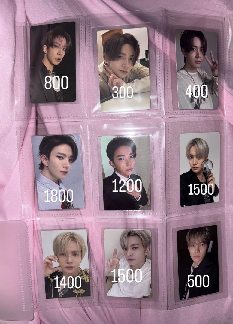 

[Б/У] ENHYPEN Enap Heeseung торговые карточки (9 карт)