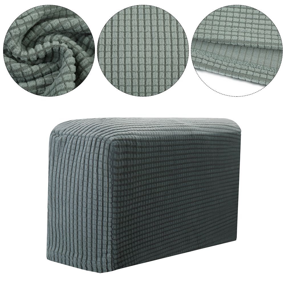 2PCS Removable Furniture Stretchy Couch Arm Protector Armrest Covers Home & Living Sofa Cover