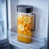 Flip Cover Refrigerator Water Pitcher Transparent Cold Brew Teapot Cold Water Kettle  Fruit Juice