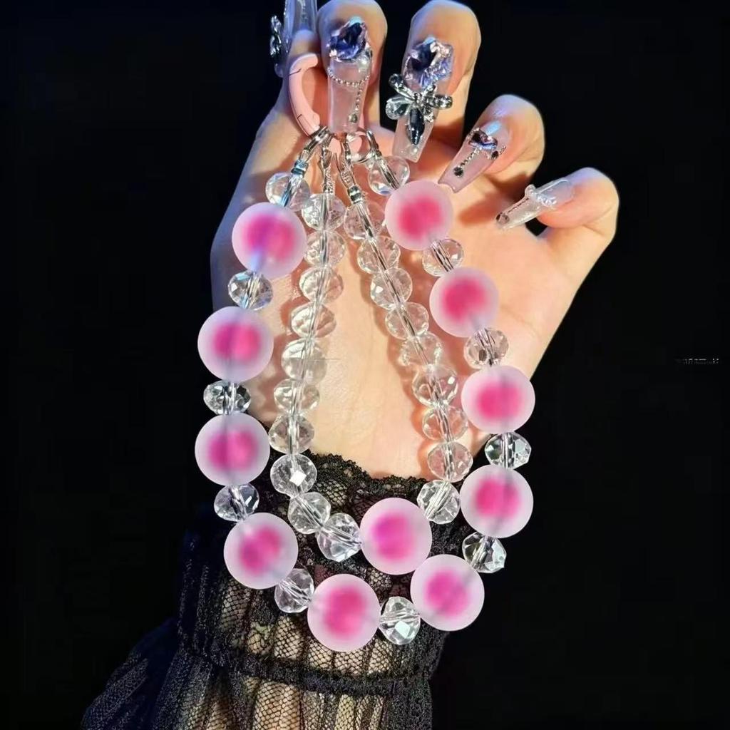Frosted Beads Universal Phone Chain & Keychain Pendant