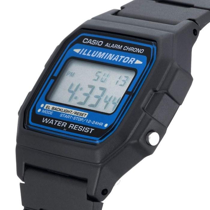[Casio] F105W-1A Classic Watch - Black, 7-Year Battery