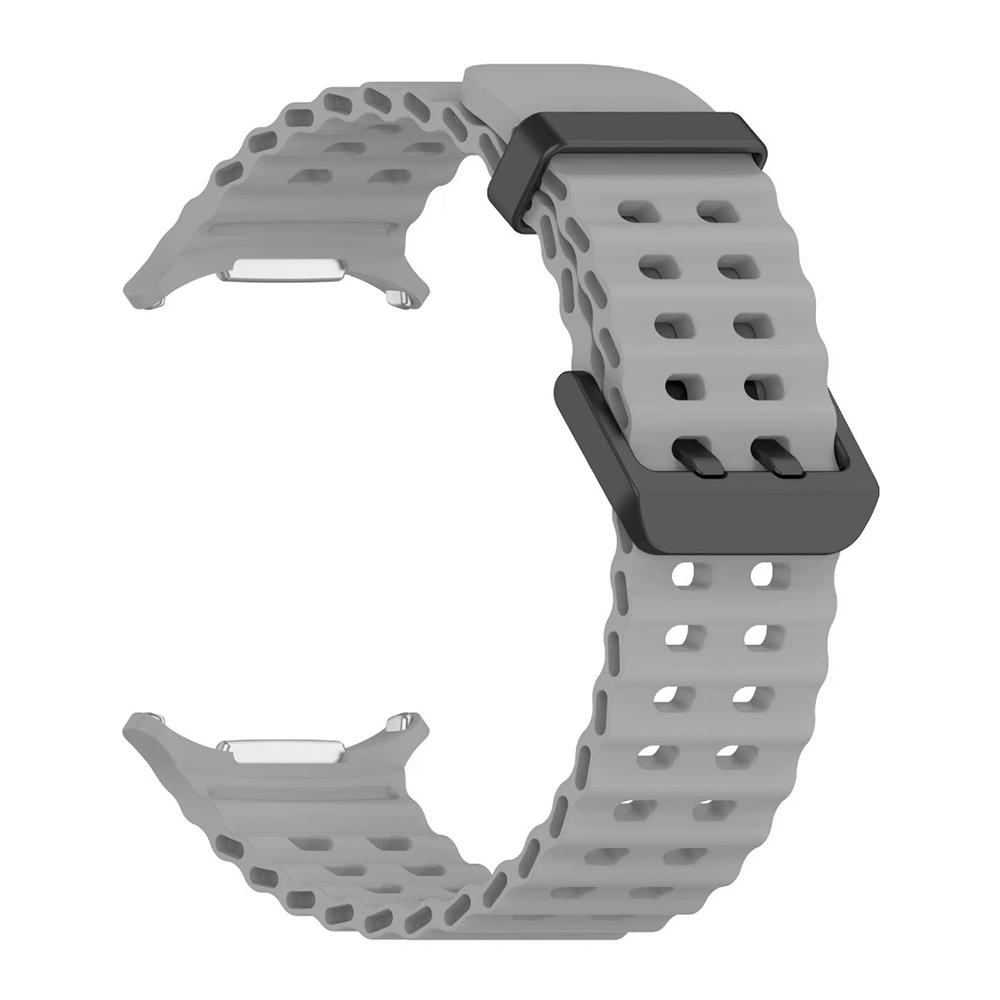 Cinturino Morbido in Silicone per Samsung Galaxy Watch 8 Ultra 2025 47mm Braccialetto Originale per Galaxy Watch 8-7 Ultra 47mm Cinturino Oceanico