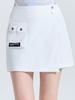 CHALLENGER Women'S Cargo Pocket Wrap Skirt Half Pants White