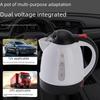 Portable Car and Truck Electric Kettle with 12V/24V Adapter for Tea and Boiling Water