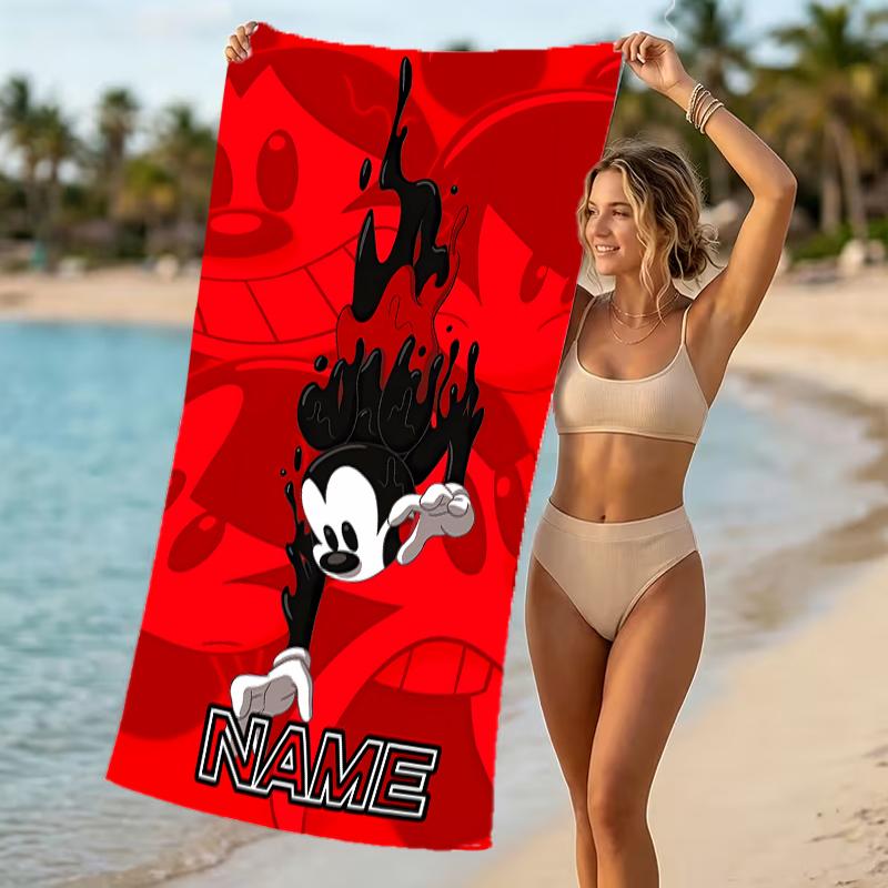 Customizable personalized beach towels Animaniacs themed designs.Suitable for the beach, yoga, sports;ideal as beach accessories