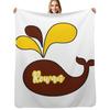 Rowan Whale Throw Blanket Versatile Cozy Throw Blanket for All Occasions