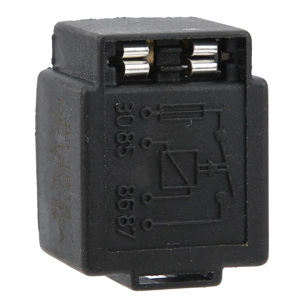 5PCS Convenient Installation Waterproof Car Flasher Relay Fused Protection Black Flasher Relay Relay Box Lamp Accessory