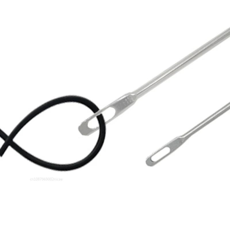 Gummibänder, Nähzubehör, DIY-Werkzeug, elastische Kordel, Seil, Einfädler, Clip, Nähschlaufen-Set, Schlaufenwender, Haken, flexibler Kordelzugfaden