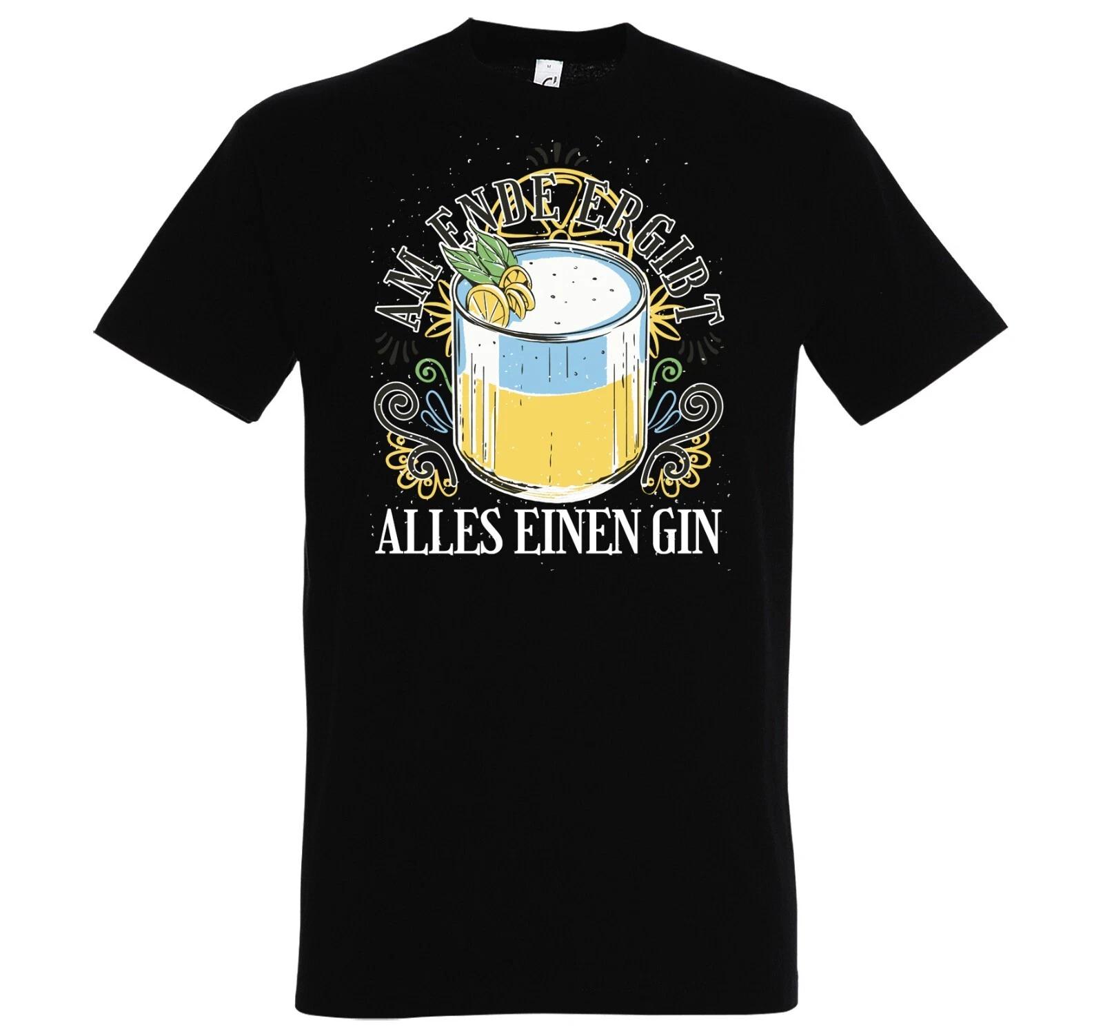 Youth Designz Mens T-Shirt EVERYTHING MAKES A GIN Fun Funny Sayings S