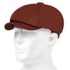 Men Light Panel Solid Color Newsboy Hat Spring Autumn Retro Beret Hat Casual Hats Octagonal Cap Hip Hop Berets