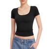 Women's Sexy Short Sleeve O Neck T Shirts Slim Fit  Going Out Tops