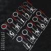 Simple Personality 26 Letters Versatile Keychain European and American New English Creative Luggage Keyring