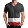 Men's Fashion Printed V-Neck Short Sleeve T-Shirt