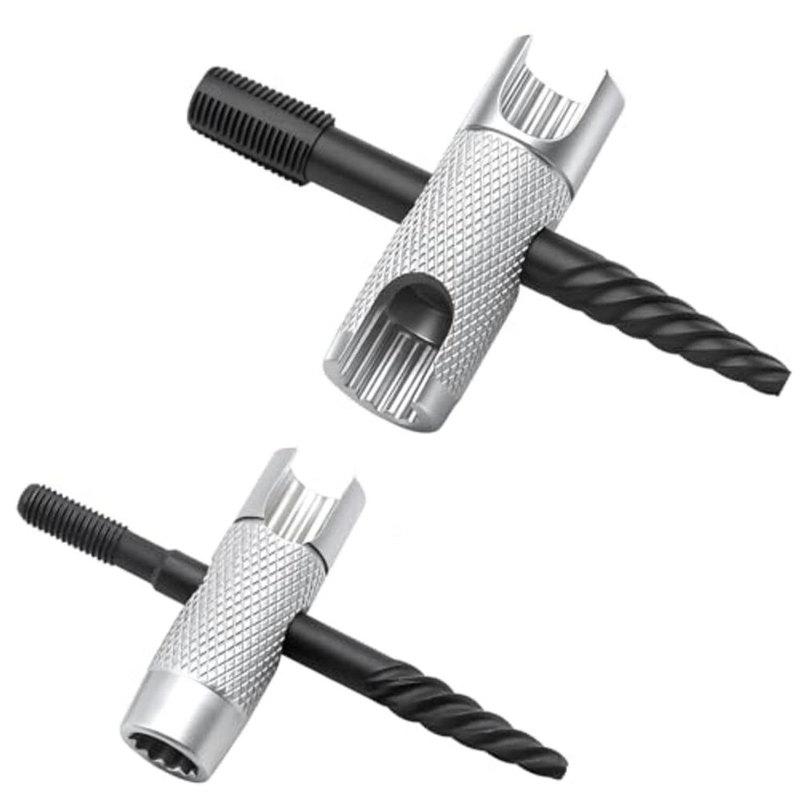 Schmiernippel-Installationswerkzeugsatz 2 Stück 4-in-1 für 38 516 716 Für Sechskantgrößen Passt für 1 8 NPT M10x1 1 4 28 SAE M8x1