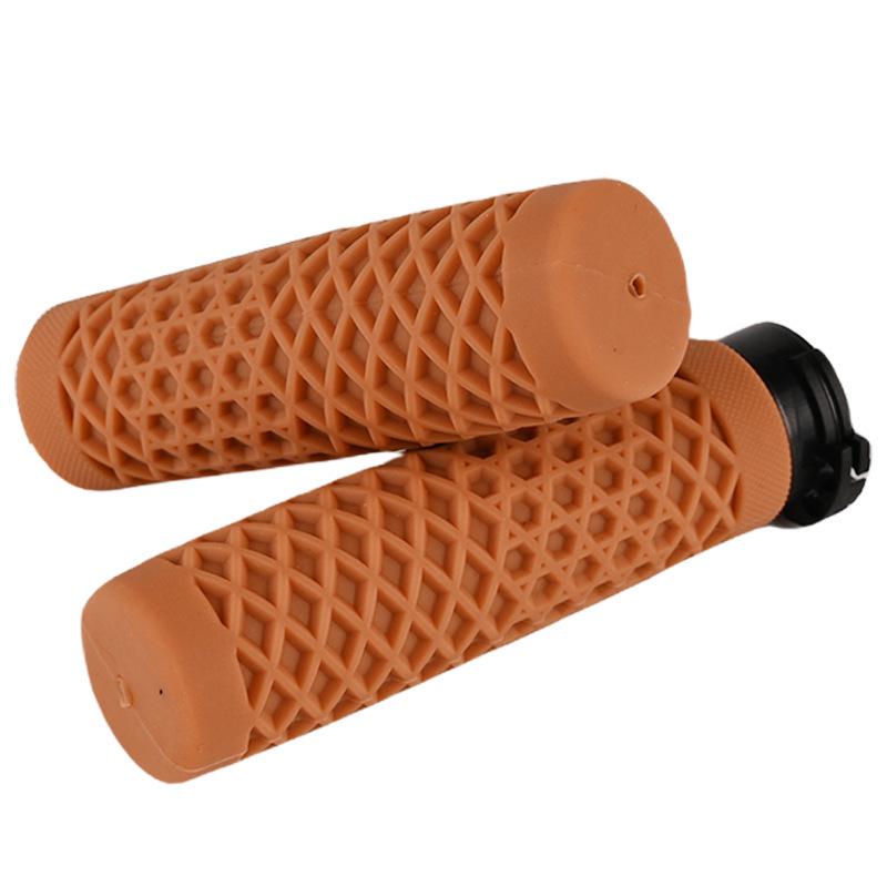 Harley Handlebar Grips for Street Bob, Fat Boy, Fat Bob, Street Glide & Big Glide - Rubber Sleeves for Modified Handlebars.