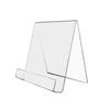 Acrylic Book Display Stand - Transparent Desktop Document Holder and Shelf