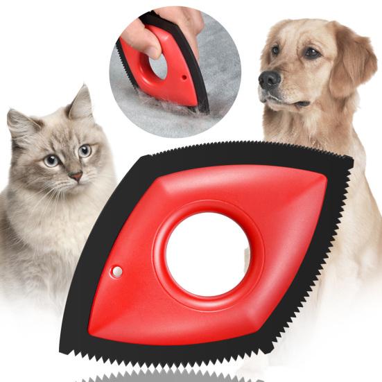 Cat Grooming Brush Easily Clean Ergonomics Hole Handle Labor-Saving Dogs Cats Short Long Hair Washing Comb Kitten Supplies