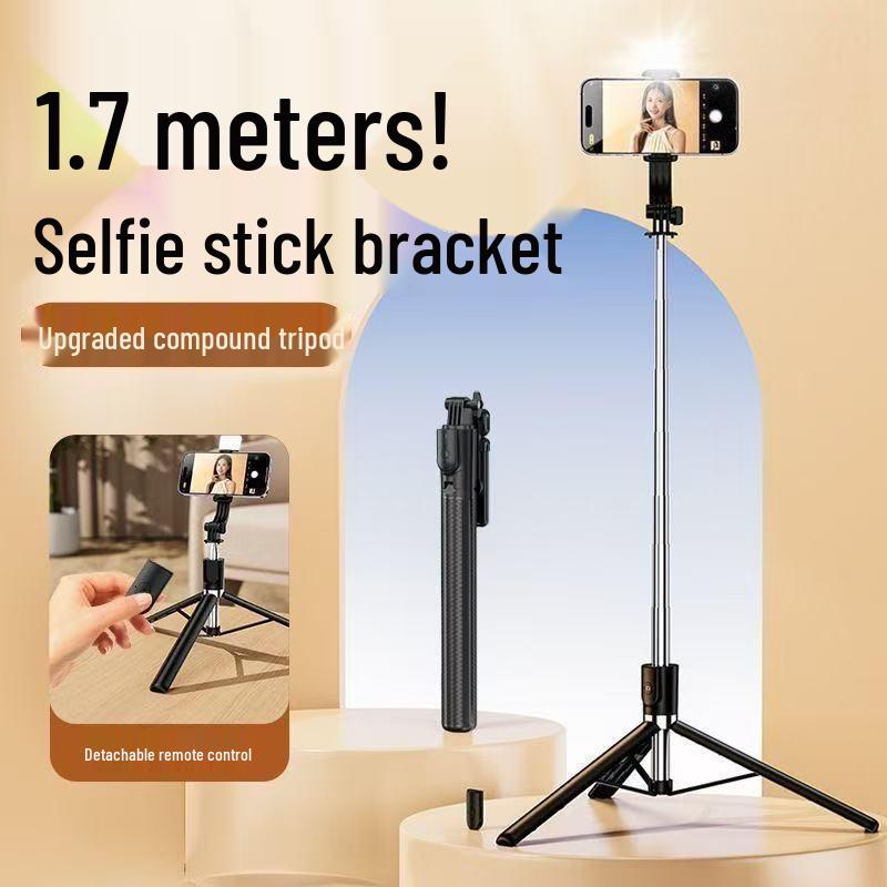 360° Rotating Selfie Stick Tripod: Mobile Phone Stabilizer for Live Streaming & Travel Photography