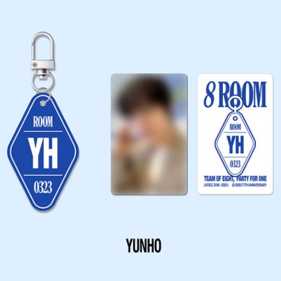 Pre-order ATEEZ 7th Anniversary POP-UP 8ROOM Key Ring
