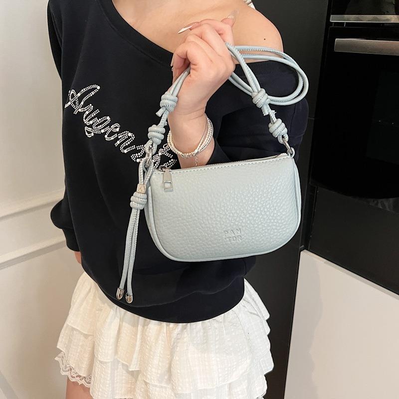 Ladies' Crossbody Bag Fashionable Versatile Solid Color Design Commuting Saddle Bag Casual Shoulder Bag For Women