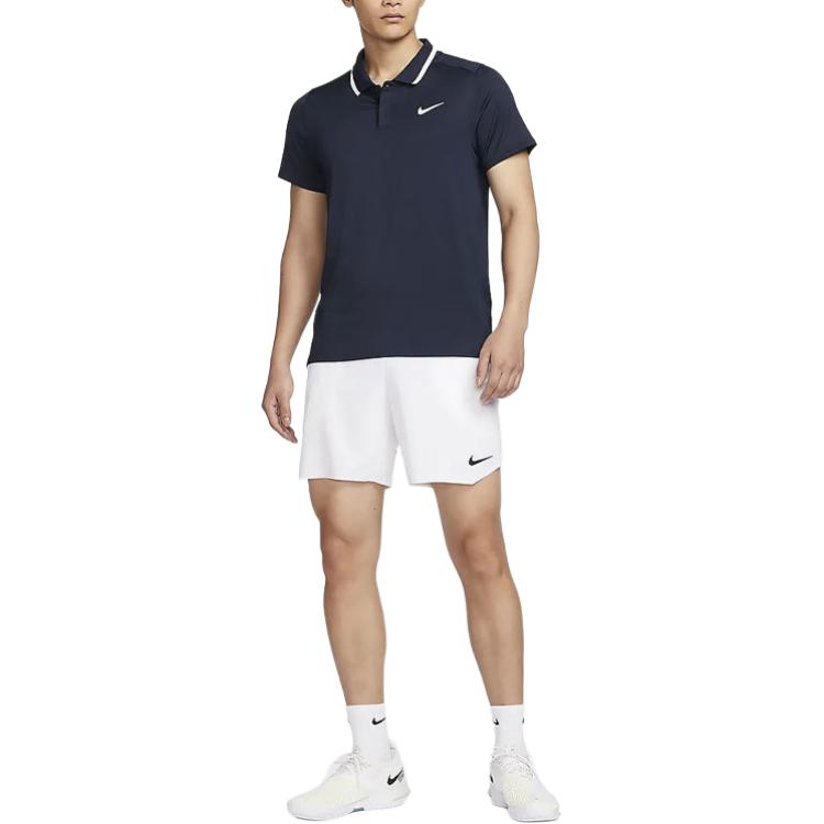 Nike Court Advantage Dri FIT Polo Shirt Men's Obsidian Color FD5318-451