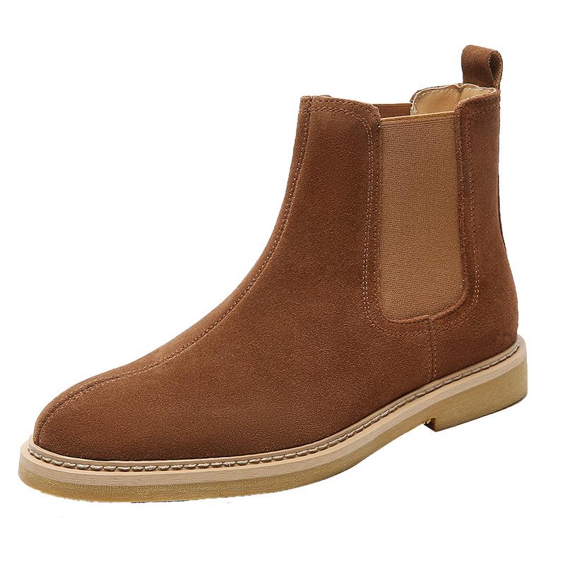 Winter Chelsea men's boots anti-velvet leather spot supply Wenzhou Martin boots large size shoes
