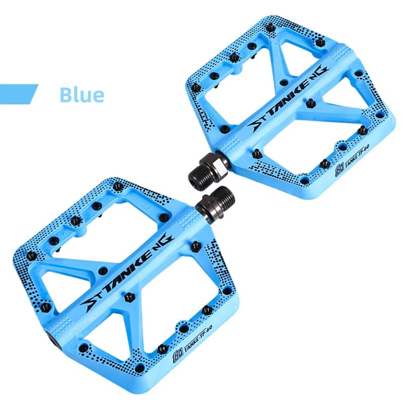 Ultralight Nylon MTB Bicycle Pedals Widen Non-slip DU+1 Bearing Flat Platform Pedals Mountain Road BMX Bike Cycling Accessories