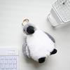 Realistic Penguin Plush Keychain with Metal Ring Soft Stuffed Animal Doll Cute Bag Accessory Stress Relief Gift for Kids Zoo Lovers