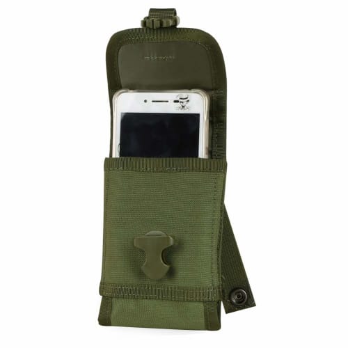 PHOENIX IKKI Military Tactical MOLLE Compatible Smartphone Bag/Pouch/Smartphone Belt Case, Fits 5.8-inch Smartphones and iPhone 8 Plus, 16 Colors Avai