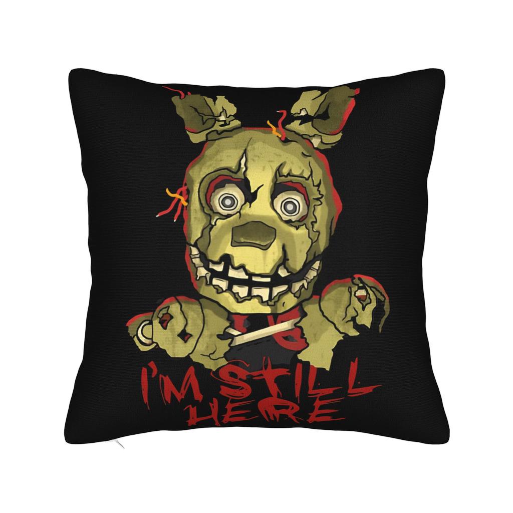Home Decor FNAF five nights Pillowcase Merch  Pillow Covers Zippered Multi Size