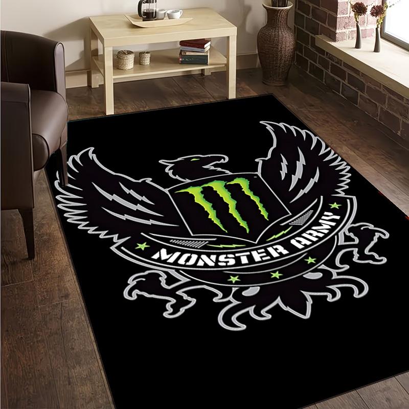 1 Stück Monster Drink Teppich Bodenmatte, Anti-Rutsch-Matte Stuhlteppich Für Wohnzimmer, Schlafzimmer, Fußmatte Heimdeko Geschenk Weihnachtsgeschenke