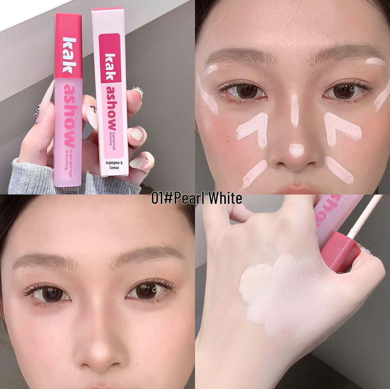 Kakashow Flawless Contour & Highlighter: Lightweight, Long-Lasting Liquid Makeup for Bright, Smooth Skin. 3g