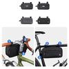 Large Capacity Polyester Bicycles Handlebars Bag Fashionable Green Bike Front Bag for Easy Storage Of Cycling Essential