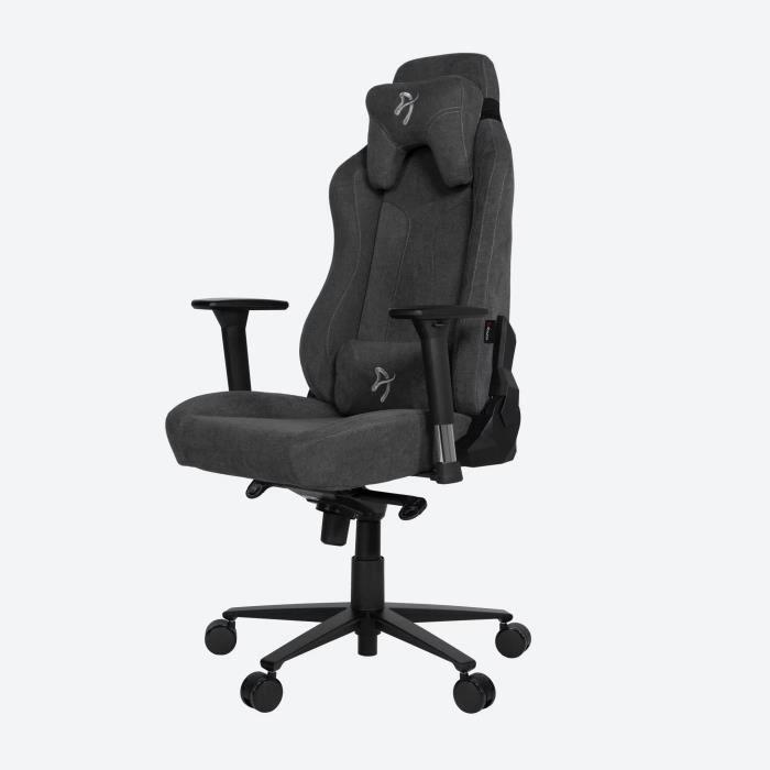 Fauteuil - AROZZI - Vernazza - Tissu doux et durable - Gris - Réglable en hauteur