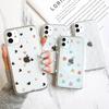 Clear Phone Case For iPhone 15 Case iPhone 13 14 11 12 15 Pro Max 12 13 Mini XR X XS Max 7 8 Plus SE Shockproof Love Heart Cover
