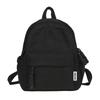 Schoolbag Corduroy Small Backpack Women's Fashion Spring New Japanese ins Simple Versatile Travel Shopping Soft Girl Backpack
