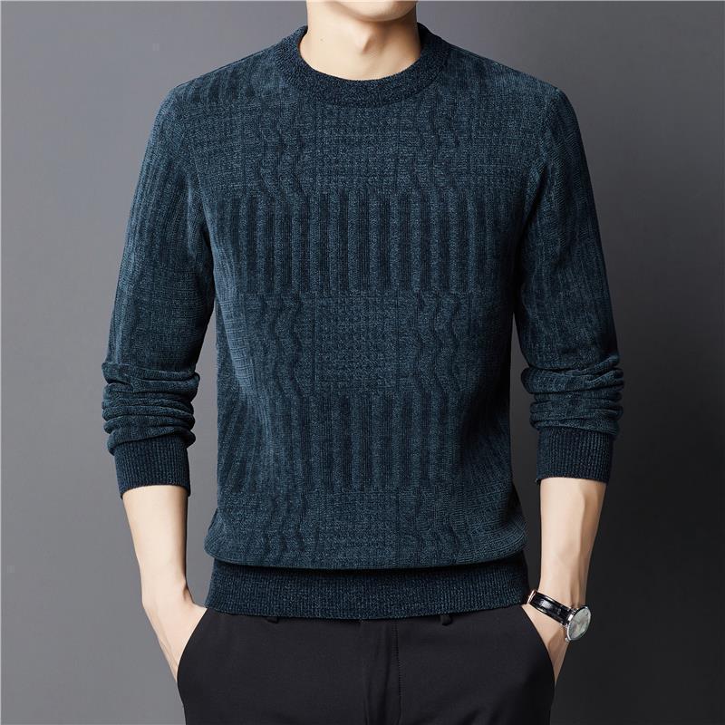 Men s Corduroy Plush-Lined Hoodie Sweater for Winter L