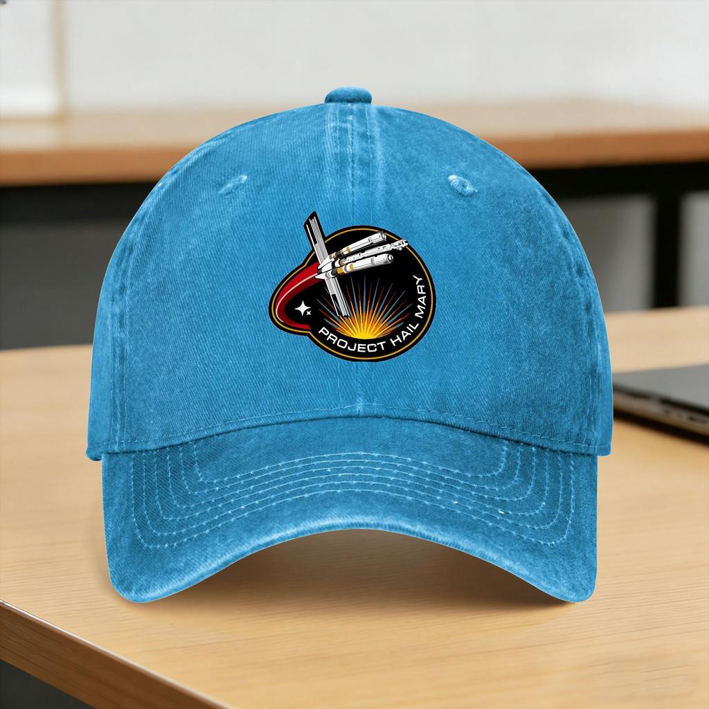 Baseball Cap Project Hail Mary Logo Summer Fitted Retro Trucker Hat  Unisex Women Print Hunting Camping SunProof Snapback Cap