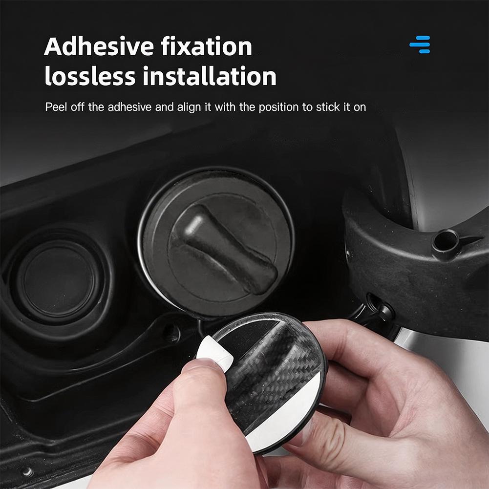 Carbon Fibre Fuel Cap Fuel Tank Decorative Protection Cover Stickers For BMW G80 G06 G07 G42 G14 G15 G16 F82 F20 F21 F83 M2 M3 M