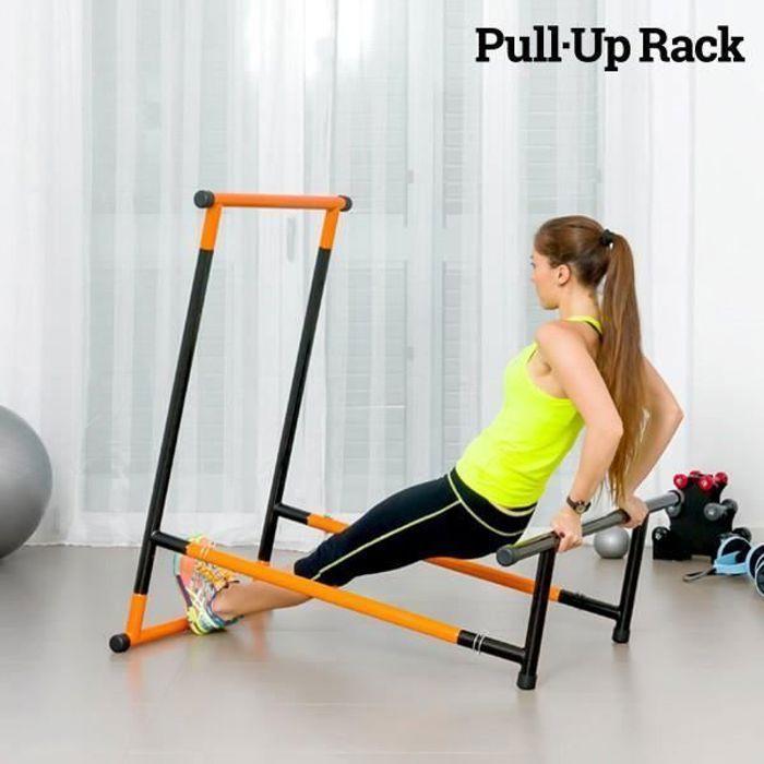 Traction and Fitness Station - Pull-Up Rack - With Exercise Guide
