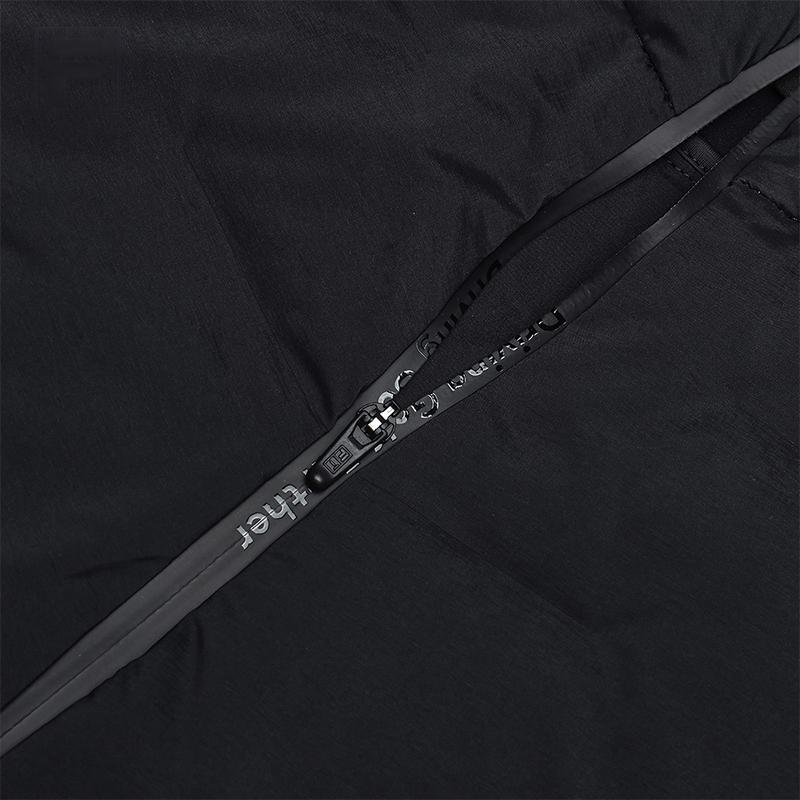 Fila Golf Series Lightweight Comfortable Warm Zip-Up Down Jacket Women Outerwear Deep-Black A11W445907F-BK