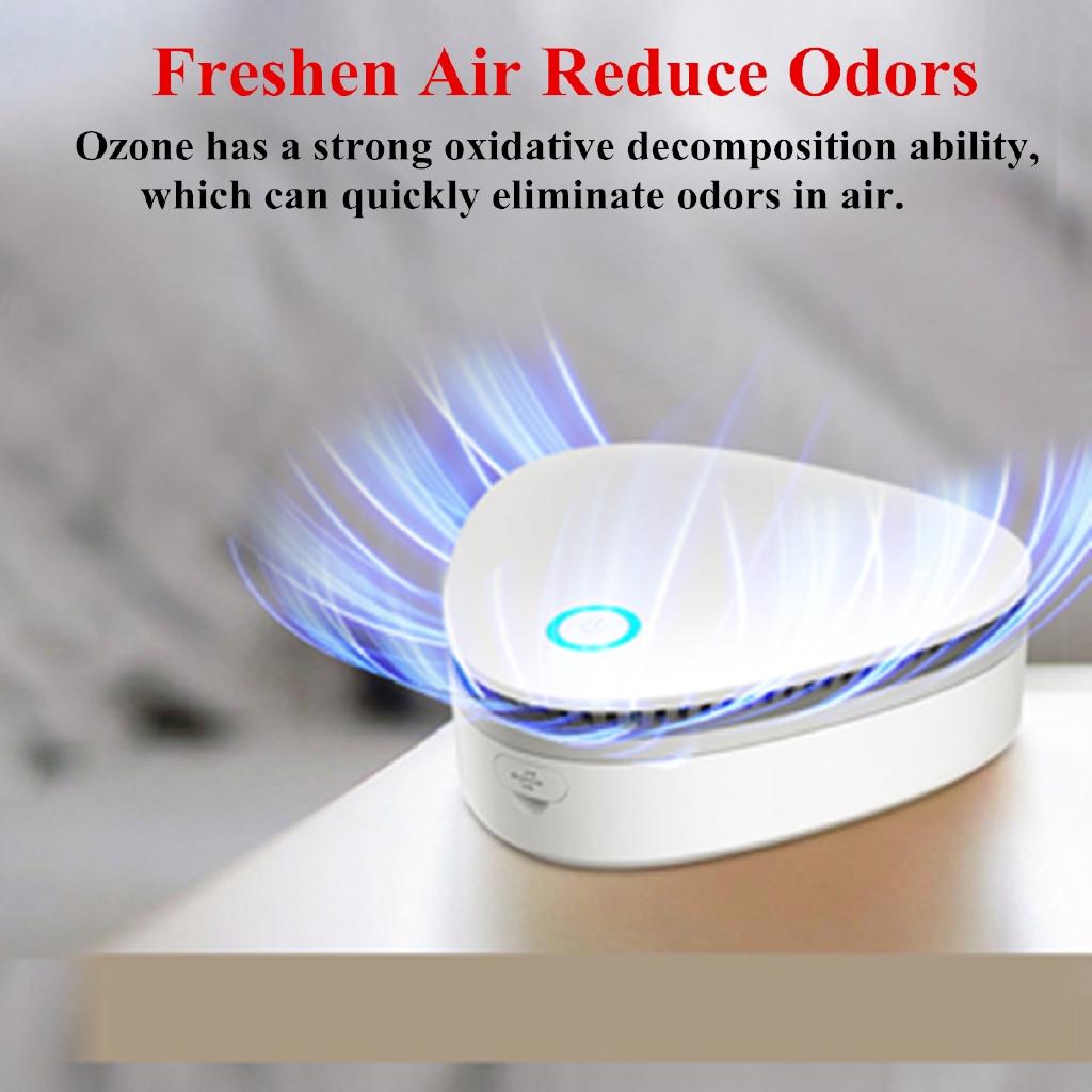 Mini Car Air Purifier Humidifier Ozone Generator Deodorizer Fridge Purification for Refrigerator Deodorizer Pet Home Toile