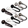 Metal Curtain Tiebacks, 2Pack  Holders for Secure and Neat Drapery Display
