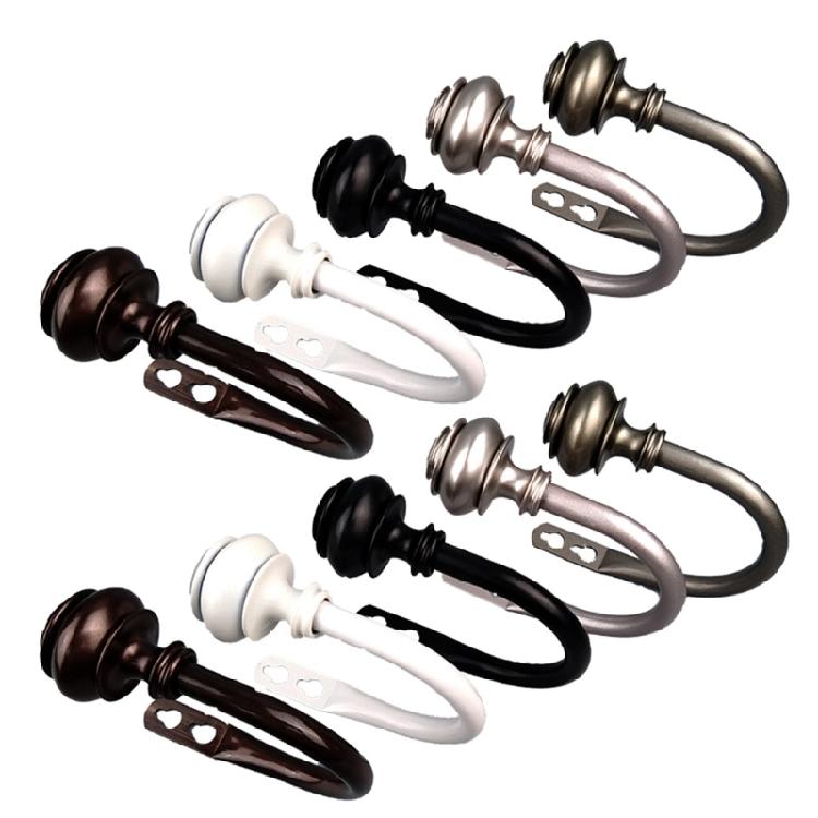 Metal Curtain Tiebacks, 2Pack  Holders for Secure and Neat Drapery Display
