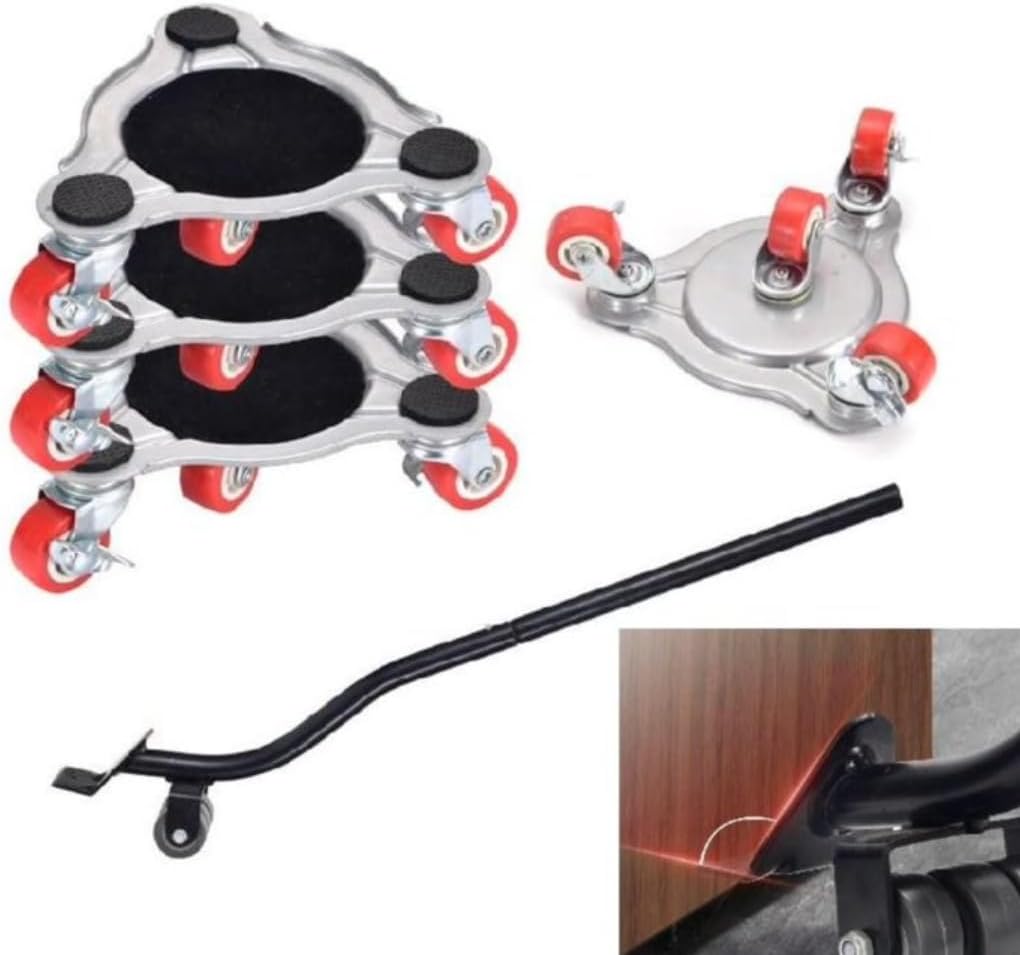 

Мебельная тележка-ролик с 4 колесами, подъемник для мебели, инструмент для перемещения тяжелой мебели, для перемещения тяжелой мебели, рояля, стола серебряный