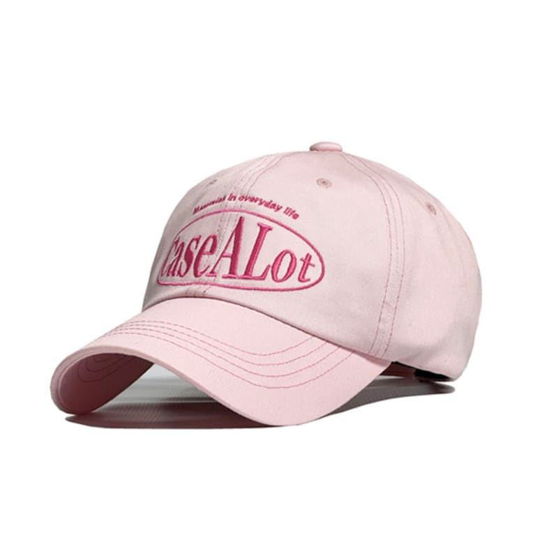 

CASE A LOT Circle logo ball cap - Pastel pink PASTEL PINK