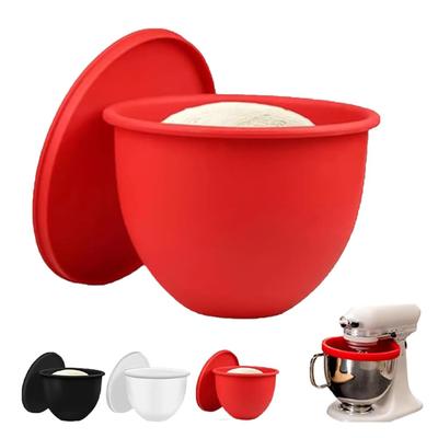 Silicone Mixer Bowl Liner with Lid Included Liner for Tilt-Head 5 Quart Stand Mixer Replacement Mixer Bowl Stand Mixer Liner