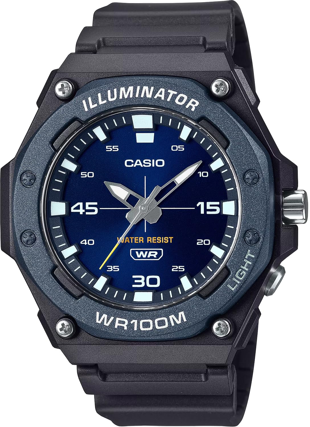 

[Casio] CASIO Standard Analog Quartz Watch with LED Light MW-620H-2AV Men s Navy Blue Overseas Model [Parallel Import]