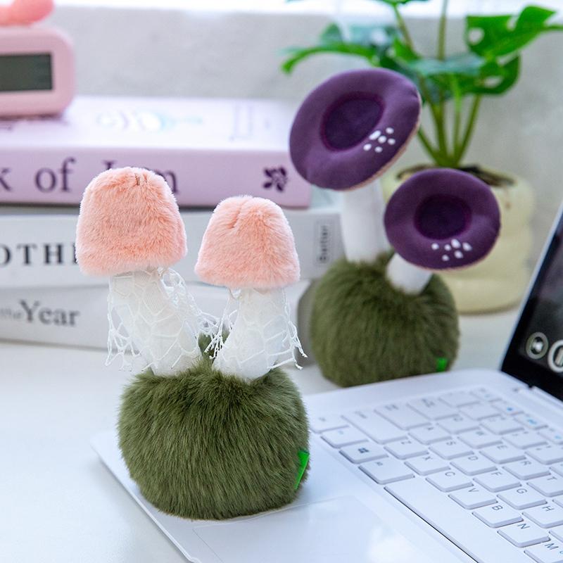 14cm Wildpilz Plüschtiere Weicher Plüsch Gefüllter Pilz Schreibtisch Dekoration Flauschige Pflanze Niedliche Plüsch Geschenke Für Baby Mädchen Jungen