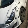 Adesivo per Auto 3D Decalcomania Proiettile Copriauto Moto Graffi Proiettile Realistico Adesivo Impermeabile 1 pz